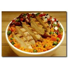 Sağlıklı Öğün Temalı Kanvas Tablo