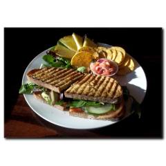 Tost Tabağı Temalı Kanvas Tablo