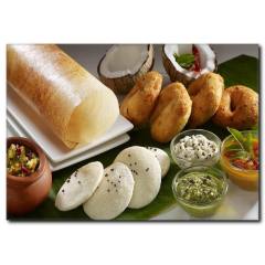 Sağlıklı Yiyecekler Temalı Kanvas Tablo