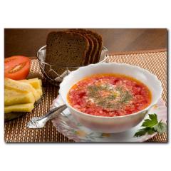 Sıcacık Çorba Temalı Kanvas Tablo