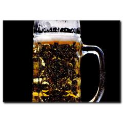 Altın Sarısı Bira Kanvas Tablo