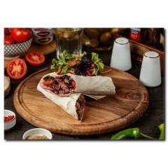 Döner Dürüm Kanvas Tablo