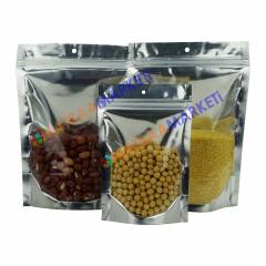 Şeffaf - Metalize Kitlitli Doypack 8,5x14,5x2,5 Cm