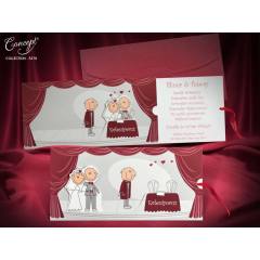 Karikatürlü ve Hareketli Davetiye - 5378