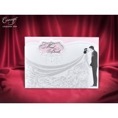Gelin Damat Temalı Davetiye - 5578