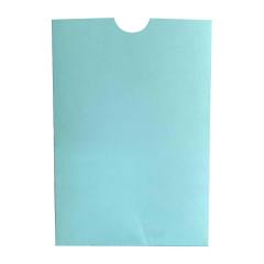 Turkuaz renk davetiye zarfı