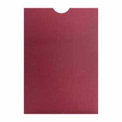 Bordo renk davetiye zarfı