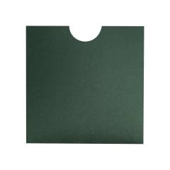 16x16cm koyu yeşil davetiye zarfı