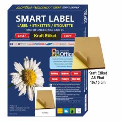 Kraft Etiket A6 400 Yapraklık PAKET