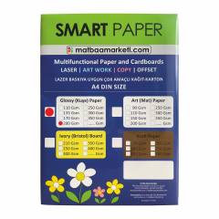 Kuşe Gramajlı Kağıt A4 200 Gr