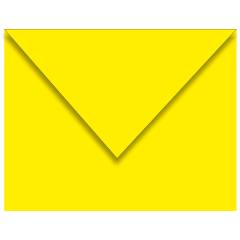 Kartvizit Zarfı - 70x90 - Sarı- 100 Adet