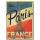 Paris Vintage Poster Kanvas Tablo
