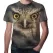 Baykuş Desenli 3D Tişört