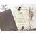 Gümüş varak baskılı düğün kartı - Concept 5670