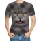 British Cat Desenli 3D Tişört