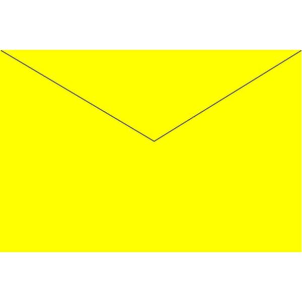Sarı Davetiye Zarfı 13x18 Cm 120 Gr