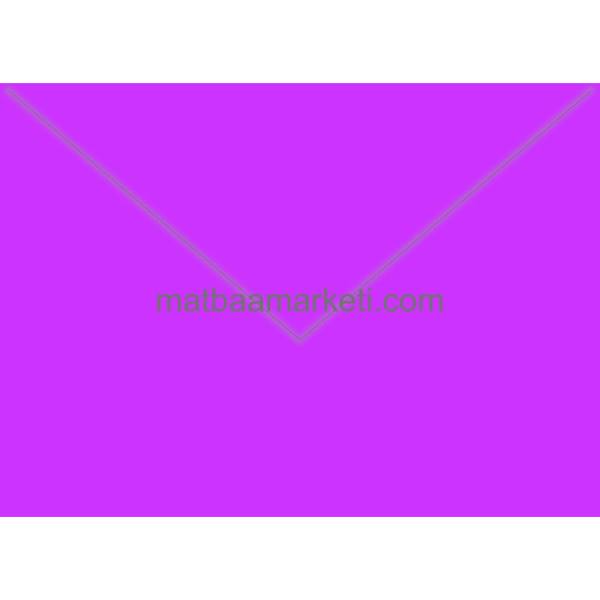 Lila Davetiye Zarfı 13x18 Cm 120 Gr