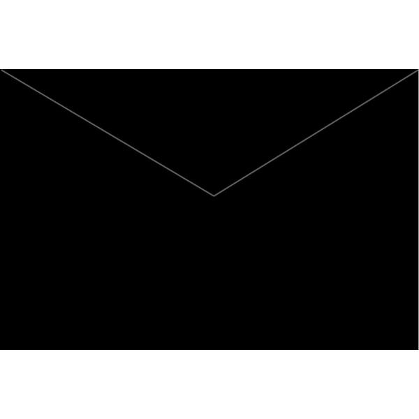 Siyah Davetiye Zarfı 13x18 Cm 120 Gr