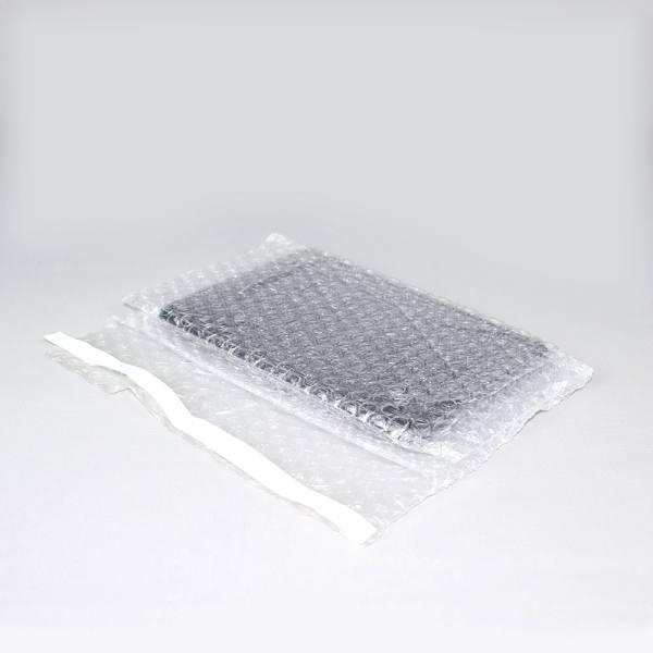 Baloncuklu Şeffa ve Bantlı Torba 25x30 cm