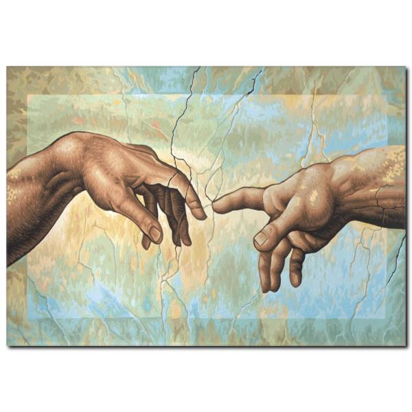 Adem'in Yaratılışı Kanvas Tablo