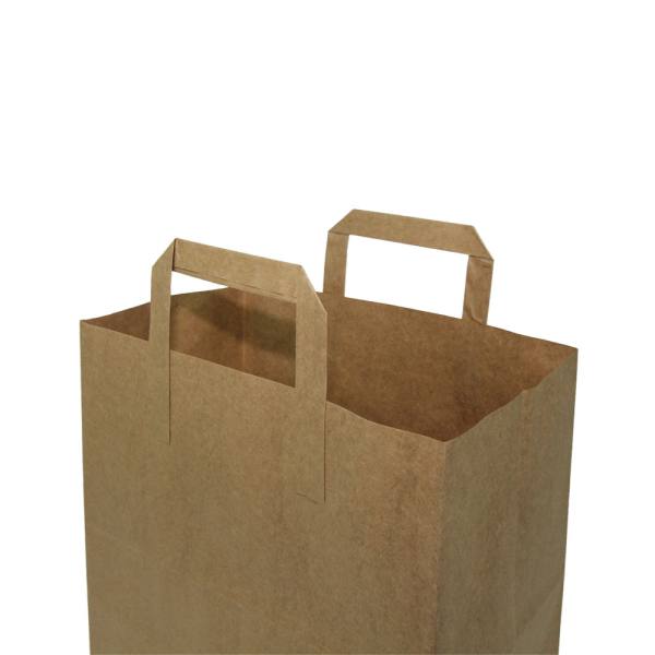 Saplı Karton Kraft ÇantaSaplı Karton Kraft Çanta