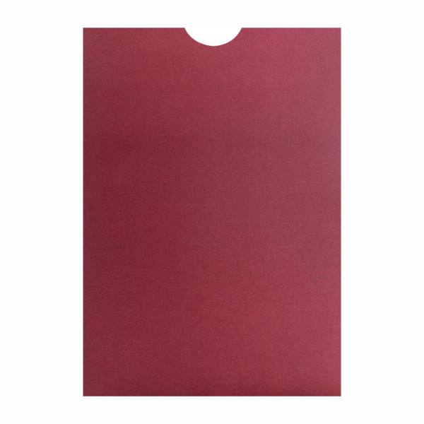 Bordo renk davetiye zarfı