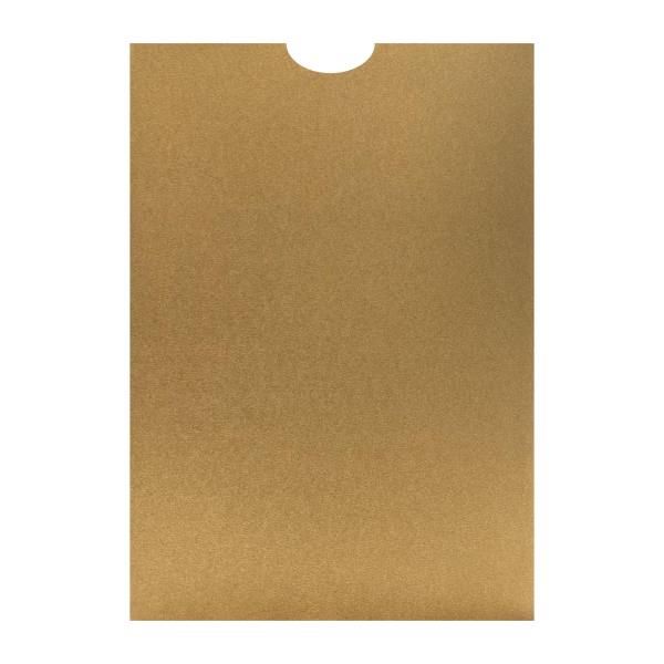 Simli Altın Renkli Zarf