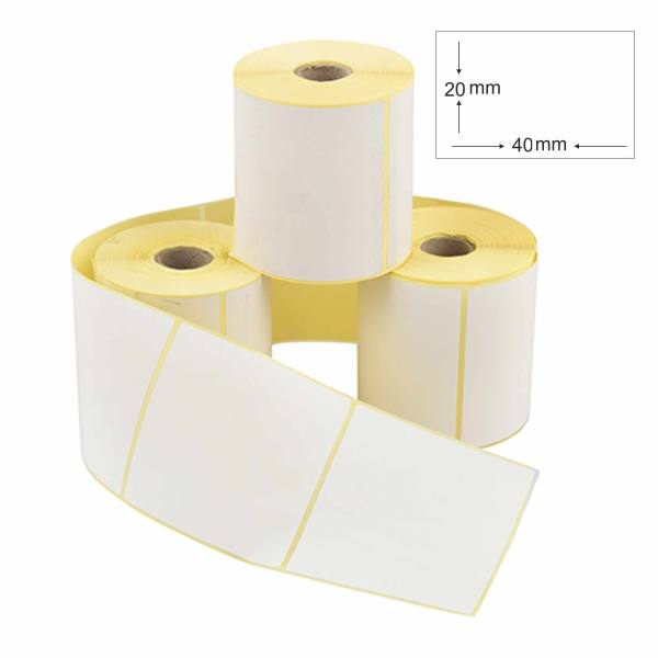 2x4 termal rulo etiketi