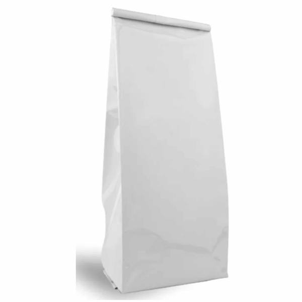 Beyaz Aluminyum Yan Körüklü Torba 10x34x6 Cm