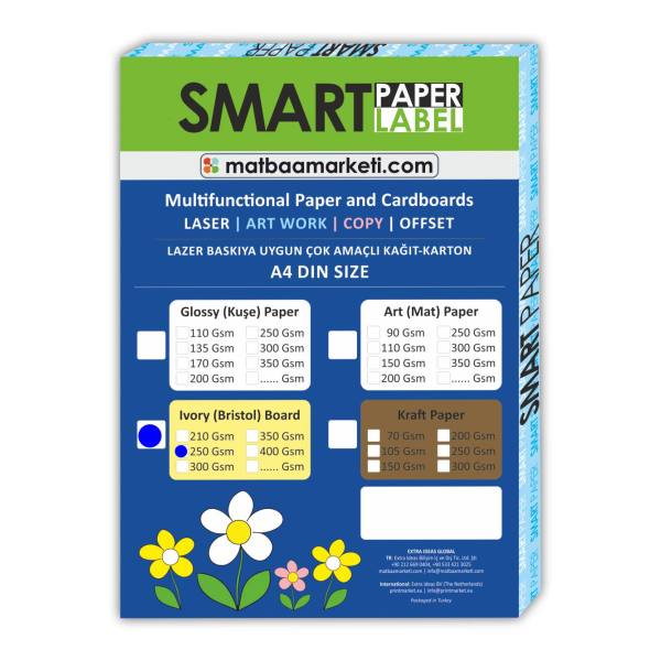 Amerikan Bristol Karton A4 250 Gr