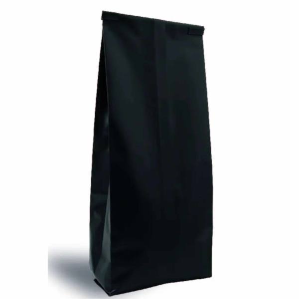 Mat Siyah Aluminyum Yan Körüklü Torba 10x25x6 Cm