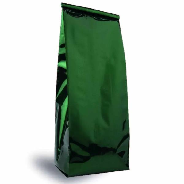 Yeşil Aluminyum Yan Körüklü Torba 10x34x6 Cm