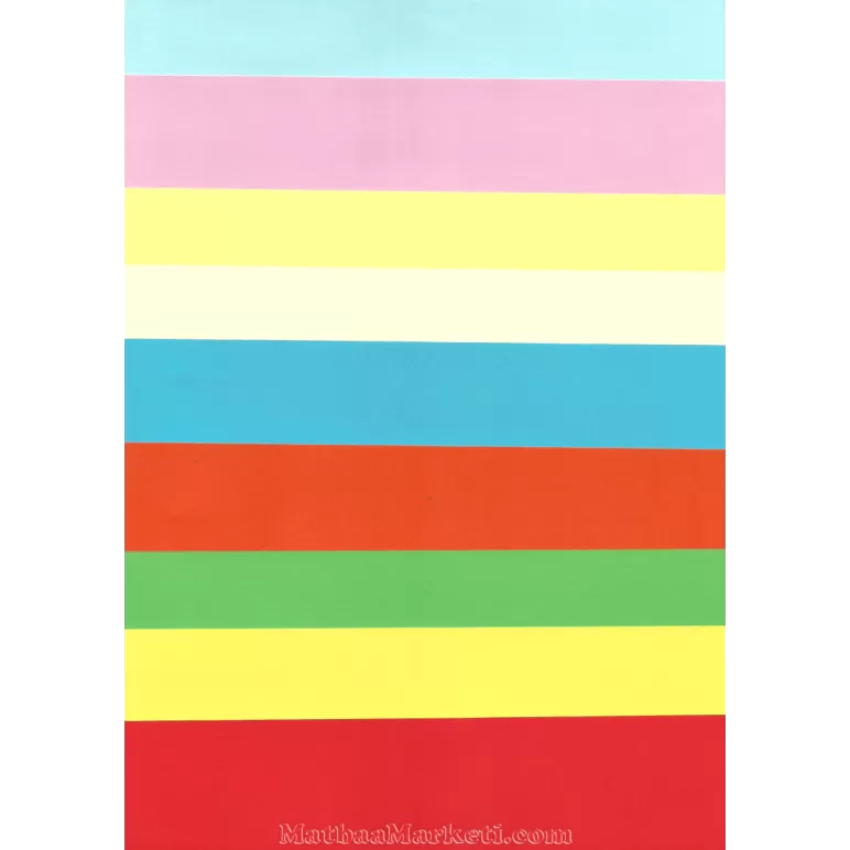 250'lik Karışık Renkli A4 Sinarspectra Kağıt
