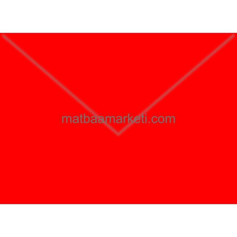 Kırmızı Davetiye Zarfı 13x18 Cm 120 Gr