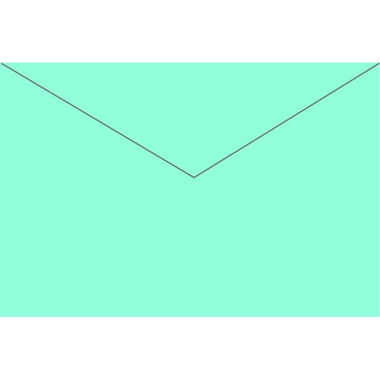 Turkuaz Davetiye Zarfı 13x18 Cm 120 Gr