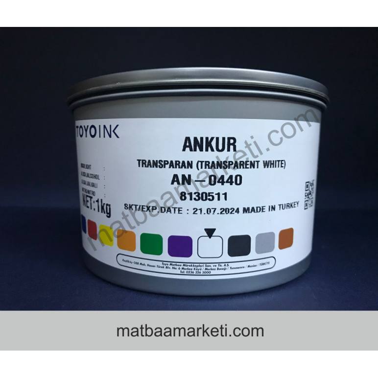 Dyo Toyo Transparan Matbaa Boyası AN-0440 - 1 Kg