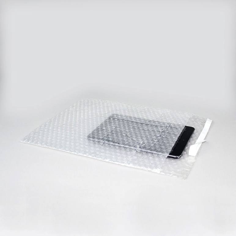 Baloncuklu Şeffa ve Bantlı Torba 25x30 cm