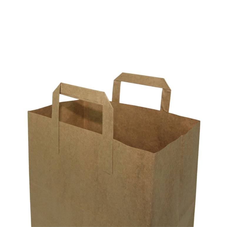 Saplı Karton Kraft ÇantaSaplı Karton Kraft Çanta