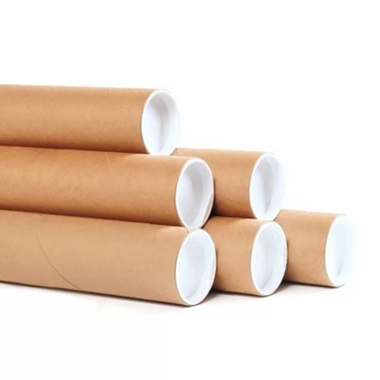 Plastik Kapaklı Karton Silindir Postüp