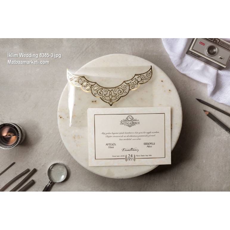 Wedding Davetiye 8385