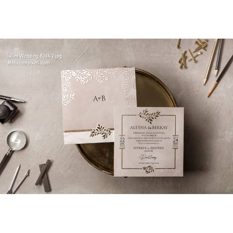 Wedding Davetiye 8394
