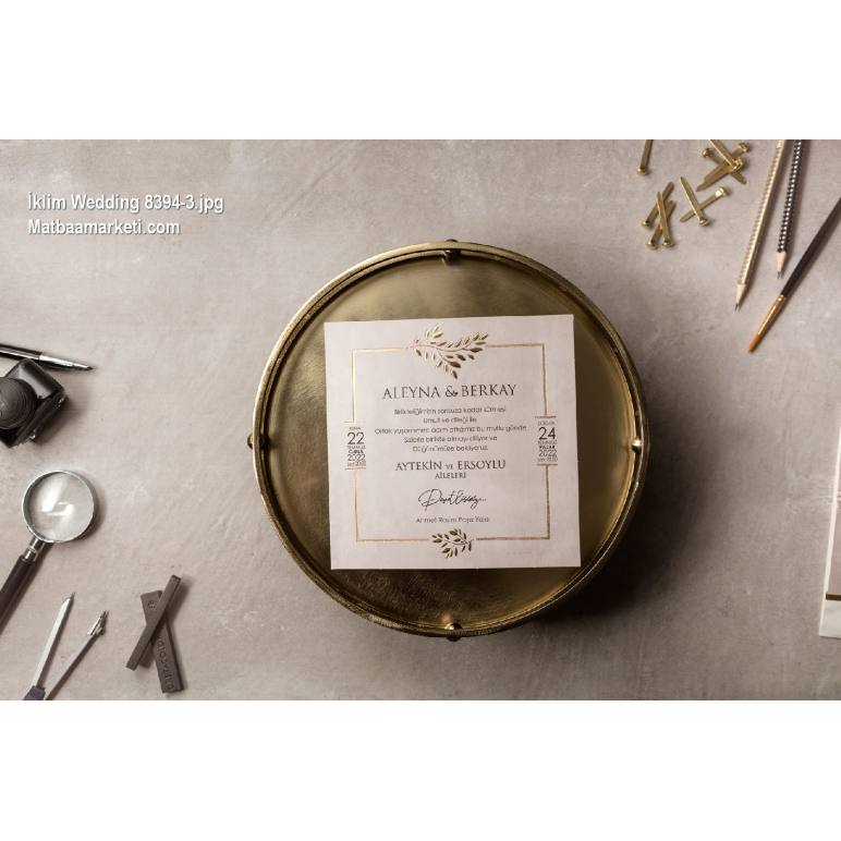 Wedding Davetiye 8394