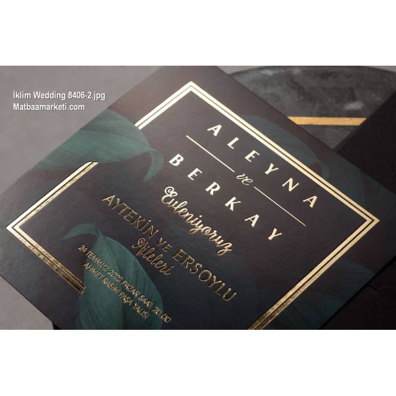 Wedding Davetiye 8406