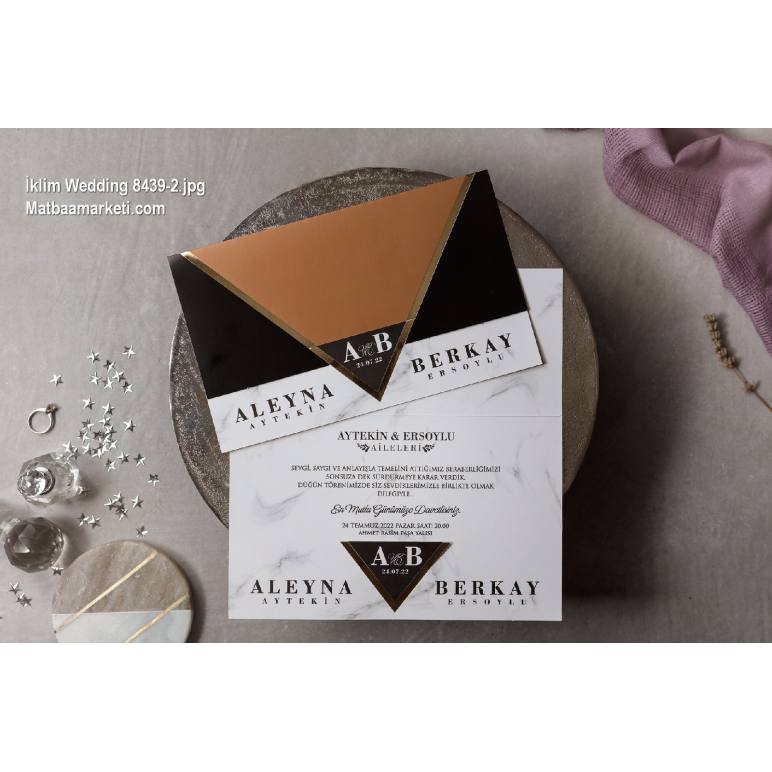 Wedding Davetiye 8439