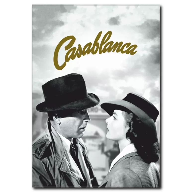 Casablanca Film Afişi Kanvas Tablo