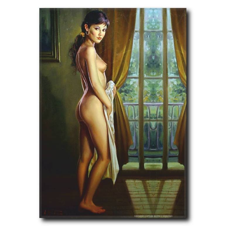 Güzel Kadın Yağlı Boya Tablo