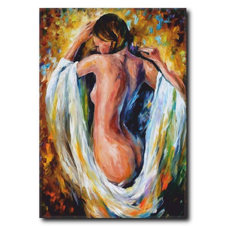 Kadın Yağlı Boya Kanvas Tablo