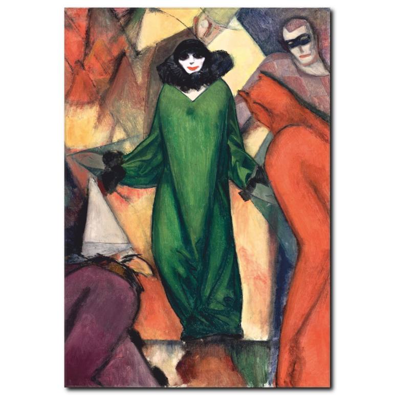 The Green Domino Kanvas Tablo