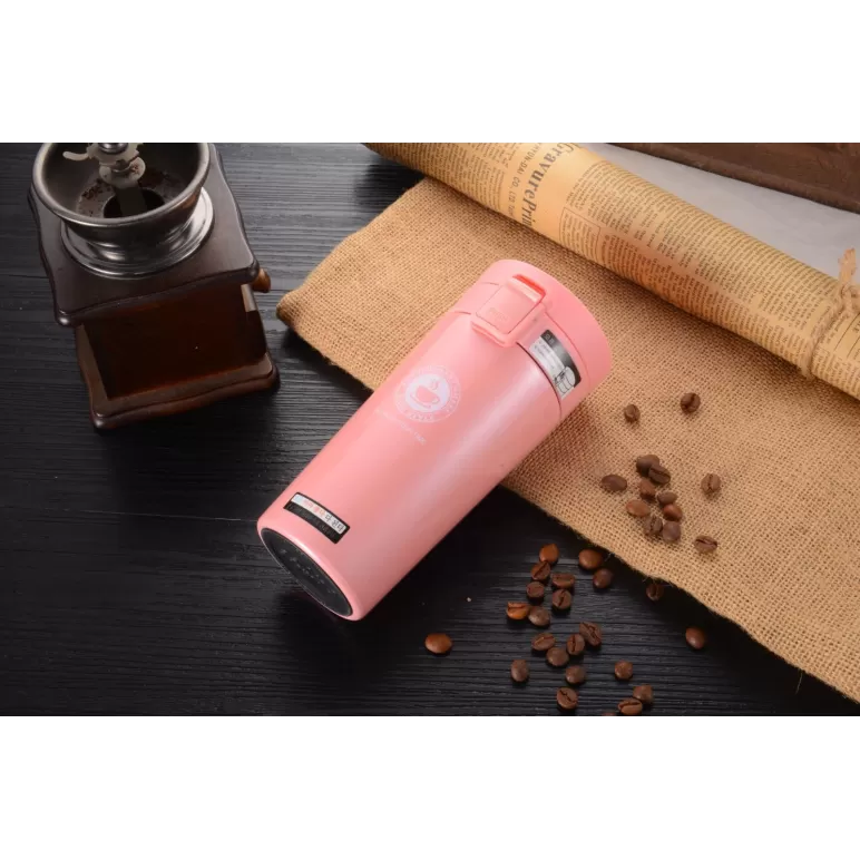Kupa - Termos - Mug 380 Ml - Pembe