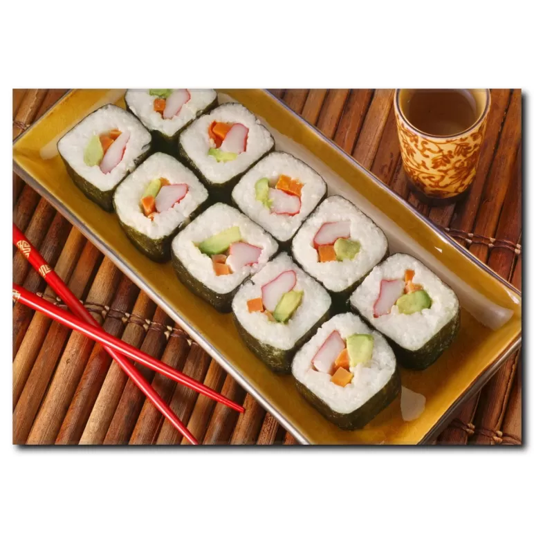 Sushi Keyfi Temalı Kanvas Tablo